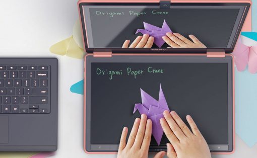 StudyBook Child-friendly Laptop with Built-in Pad and Stylus