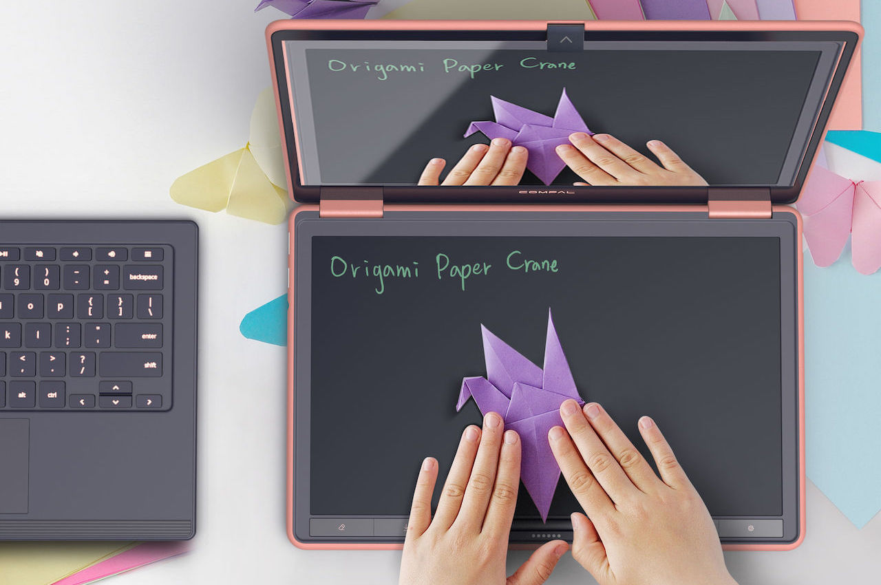 StudyBook Child-friendly Laptop with Built-in Pad and Stylus