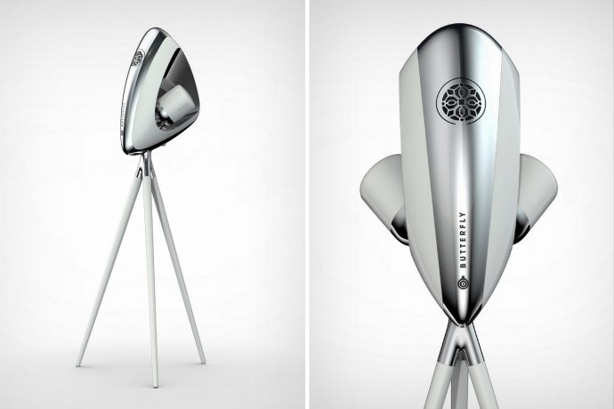 Stunning Devialet Butterfly speaker concept comes with an elegant design and dual-firing audio chambers