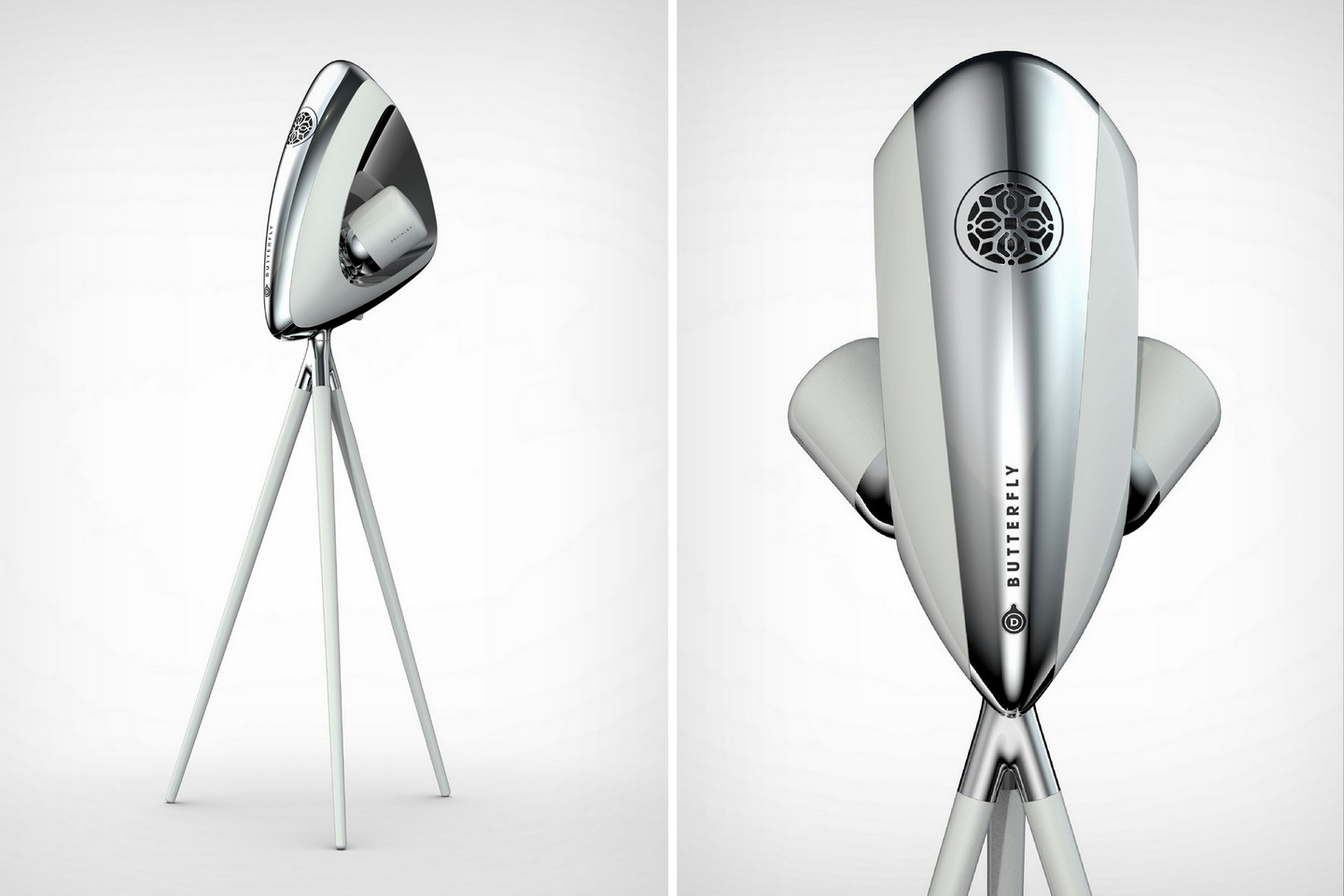 Stunning Devialet Butterfly speaker concept comes with an elegant design and dual-firing audio chambers