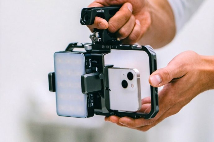 Turn your iPhone into a professional film-making setup with this modular phone-rig
