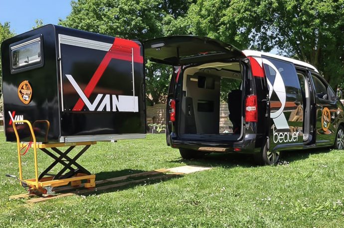 Beauer XVan can transform almost any van into a temporary weekend camper