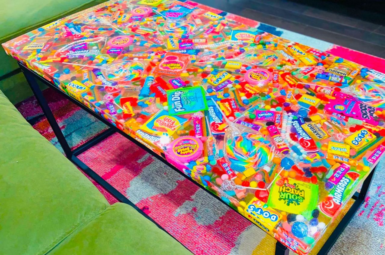 #Candy-designed coffee table is perfect for your sweet tooth