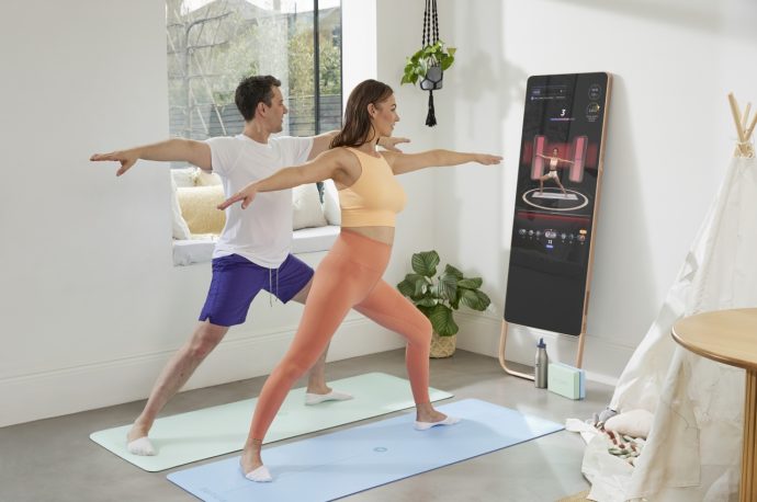 Fiture offers a stylish fitness mirror that can fit with your room decor