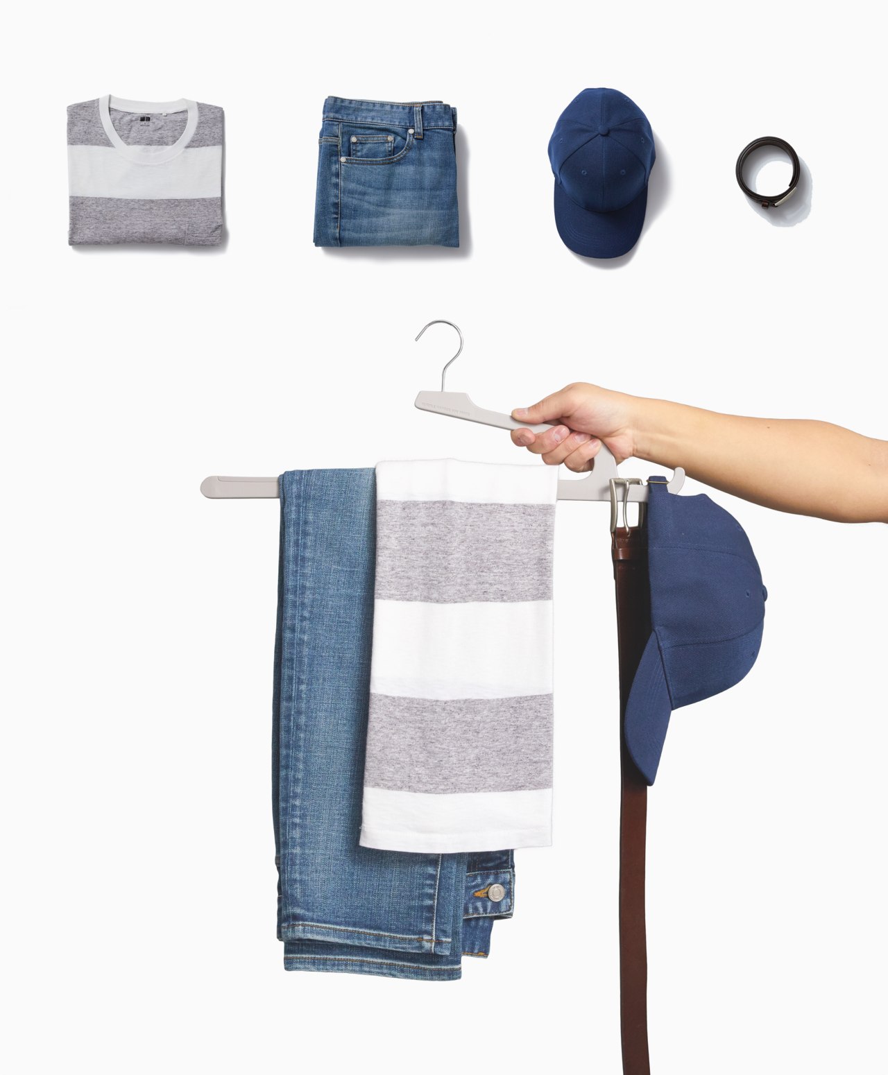 Hurdle Hanger for Pants Innovative Pants Hanger Designed to Organize Your Clothes in a Snap 10-Pack