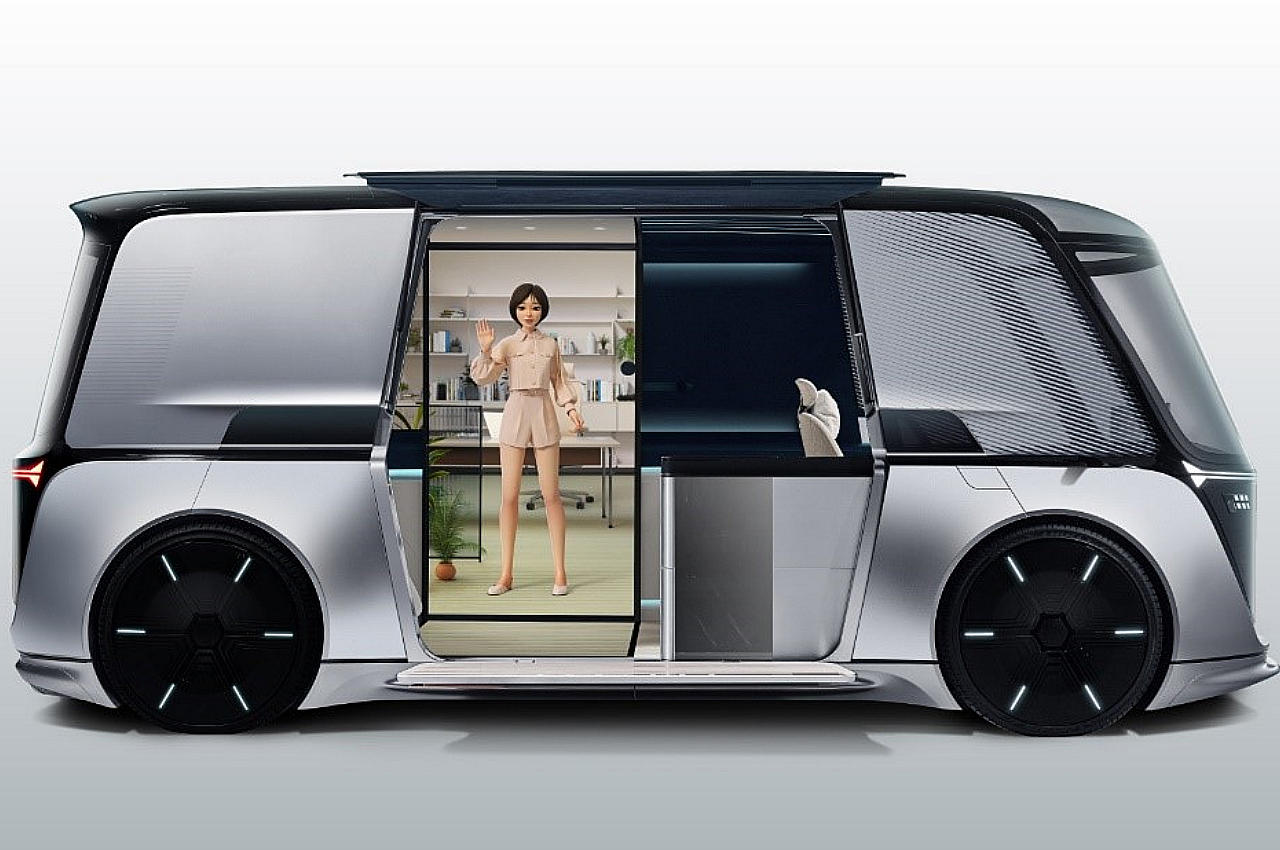 #LG OMNIPOD car concept gives a new whole meaning to living on the road