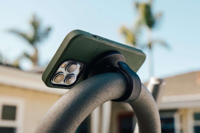 This MagSafe mount + strap lets you securely attach your iPhone to practically anything