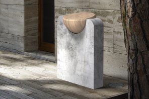 Monom Seater Concept Design rotates and adapts to human height