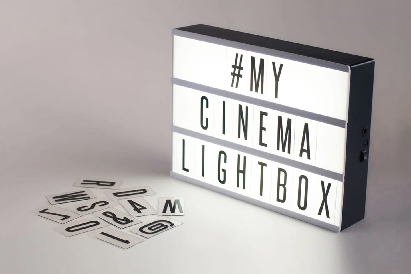 This retro cinema lightbox is perfect for writing fun or