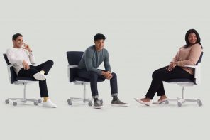 Path Task Chair by Humanscale is made out of plastic ocean waste