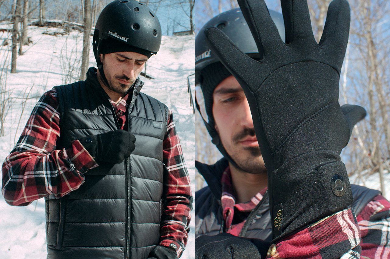 #Quanta Vici jackets and gloves let you choose how warm you want to be
