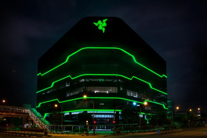 Razer Singapore HQ resembles a giant Razer-branded gaming accessory