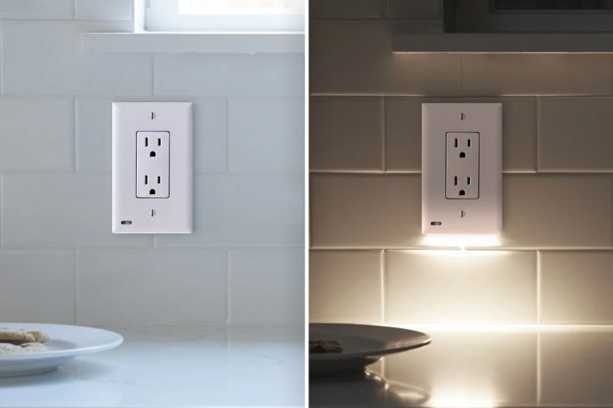 LED-enabled Switchboard automatically turns on in the dark to guide you through hallways at night