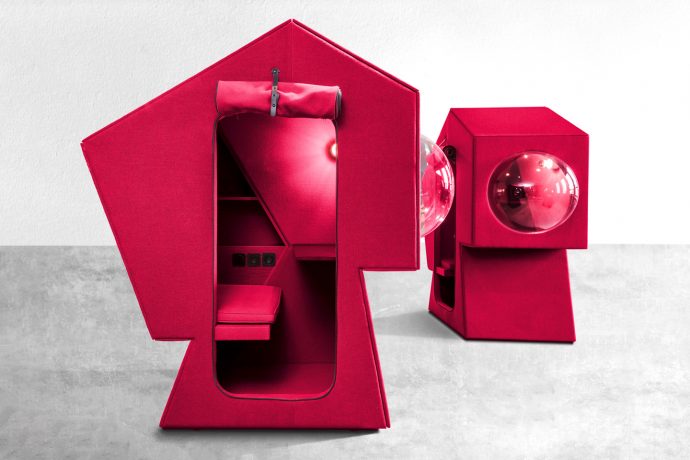 This quirky pod workspace hopes to reinvent the ‘cubicle’ in a fun way
