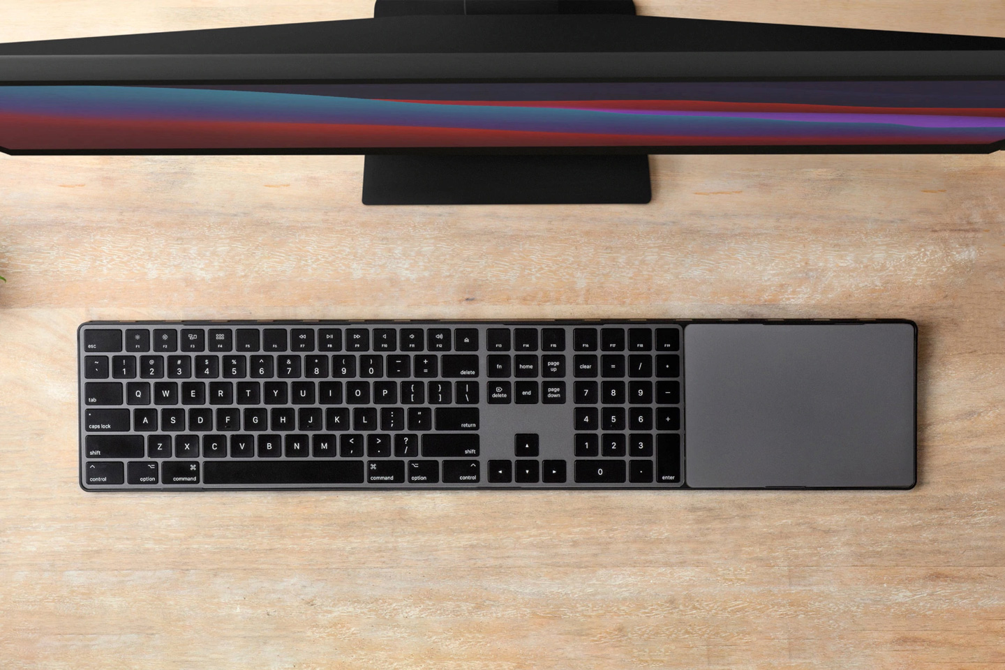 The Magic Bridge merges your Apple Keyboard and Trackpad into one