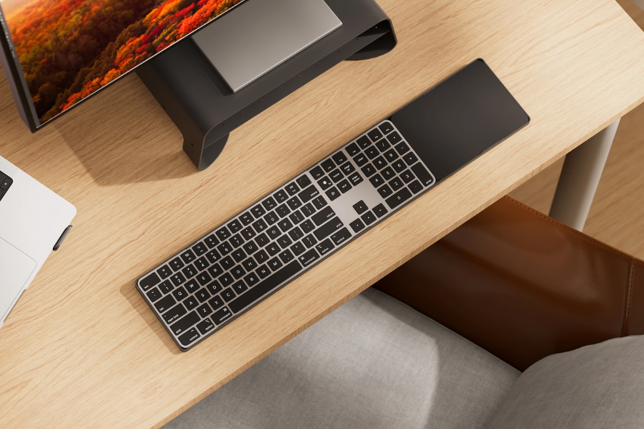 The Magic Bridge merges your Apple Keyboard and Trackpad into one