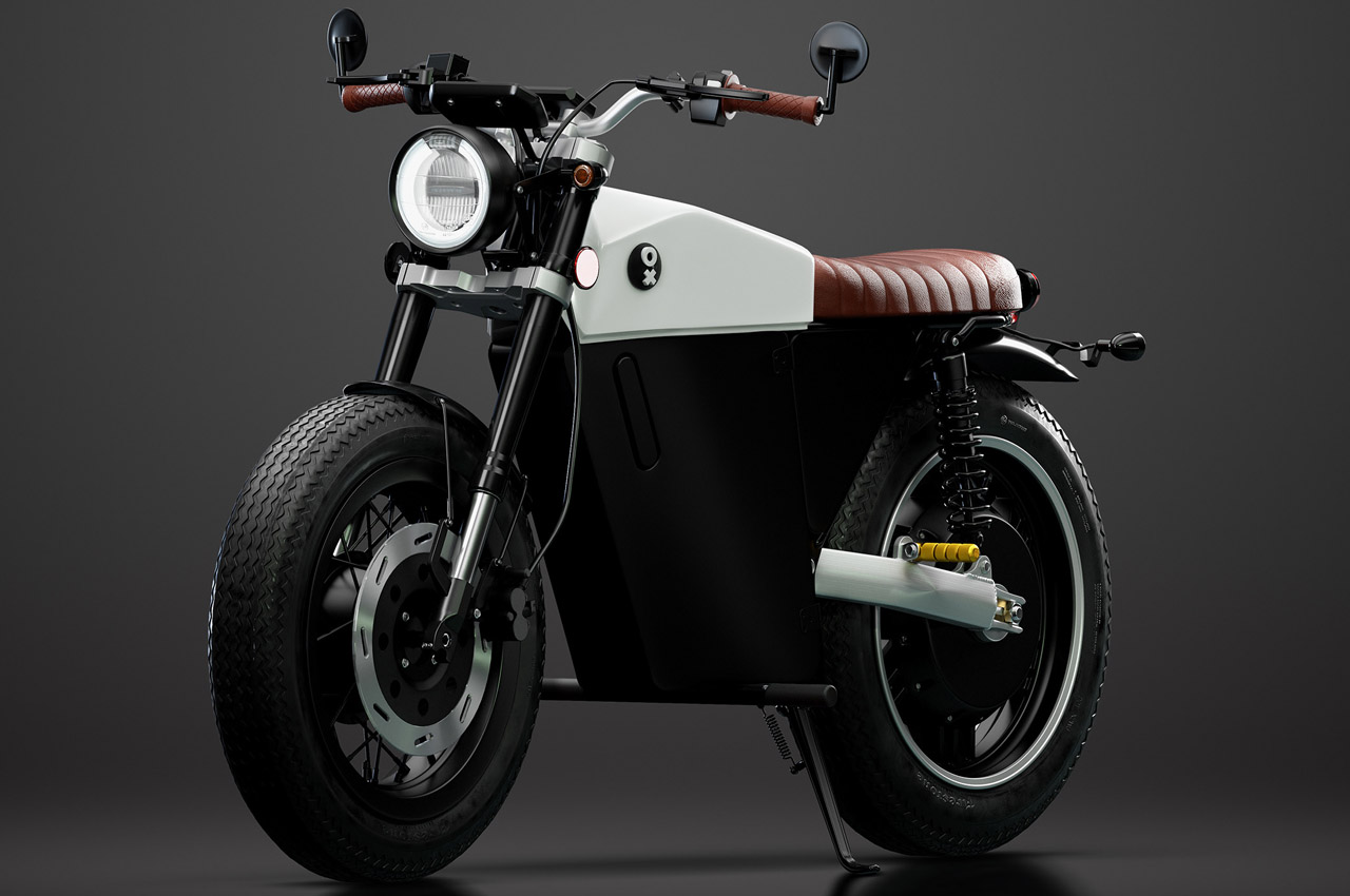 #This classy electric café racer oozes with modern technology and looks to kill