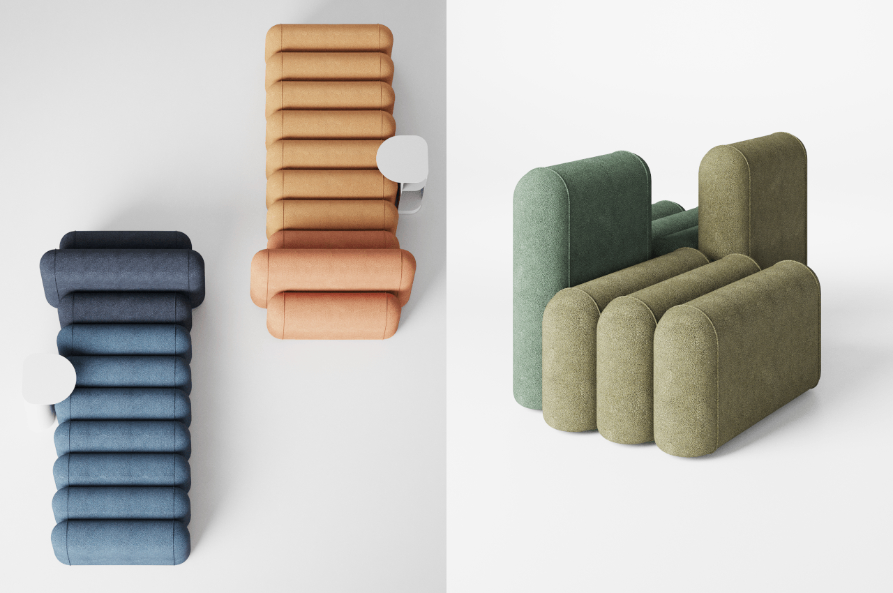 #This modular pouf and sofa hybrid concept looks a teeny bit uncomfortable