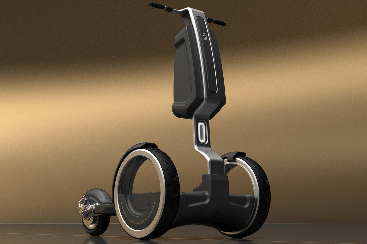 #This sleek robust electric kick scooter is what the city commuters need