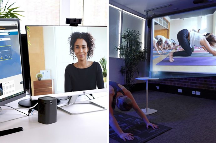 This tiny $199 portable projector just so happens to also have Windows 10 running inside it