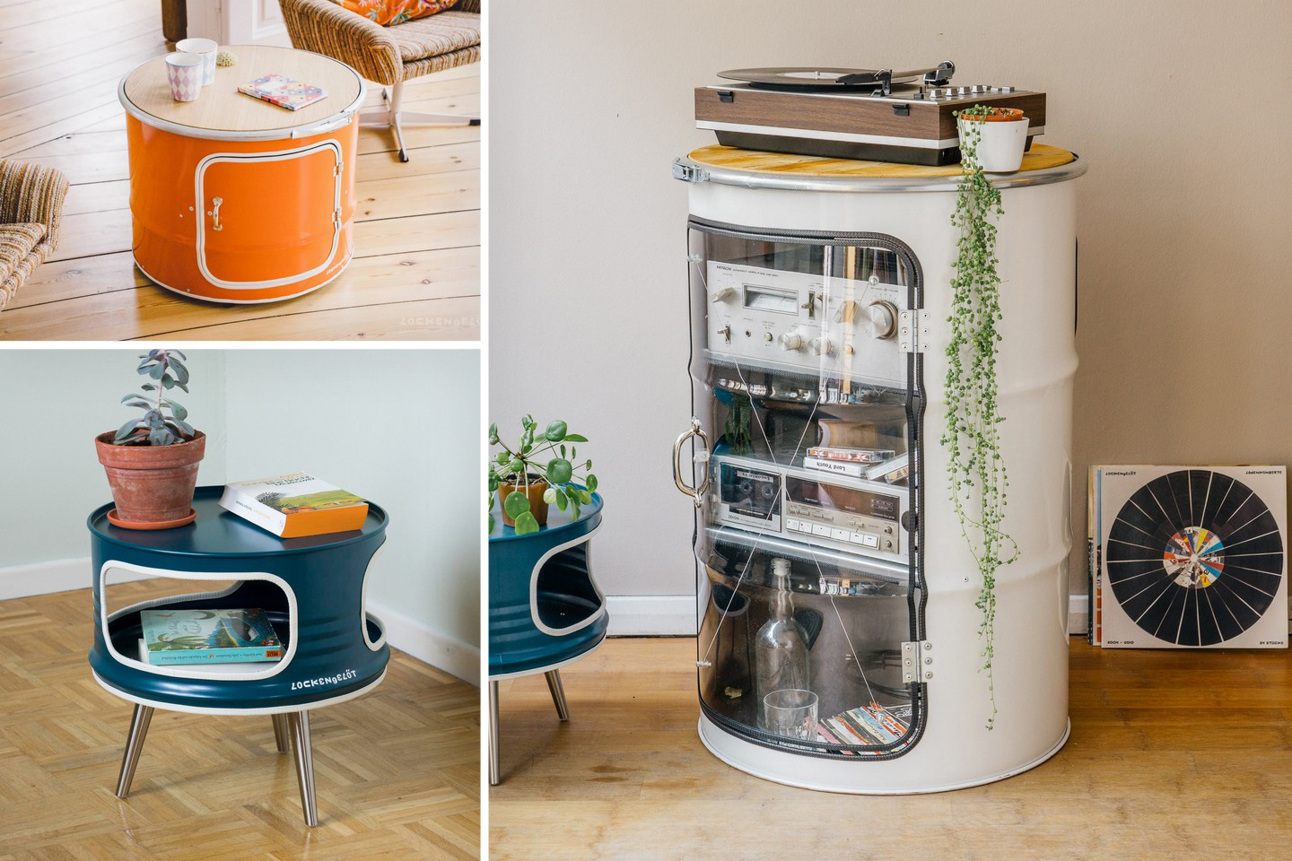 These discarded oil barrels are getting a new lease of life by being upcycled into furniture