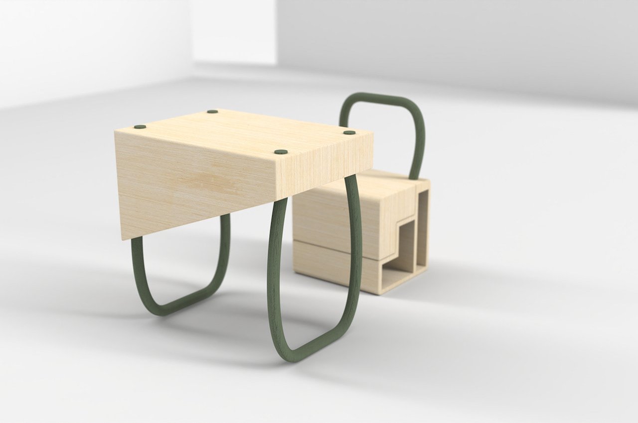 Concept STRAMP Chair and Table Details