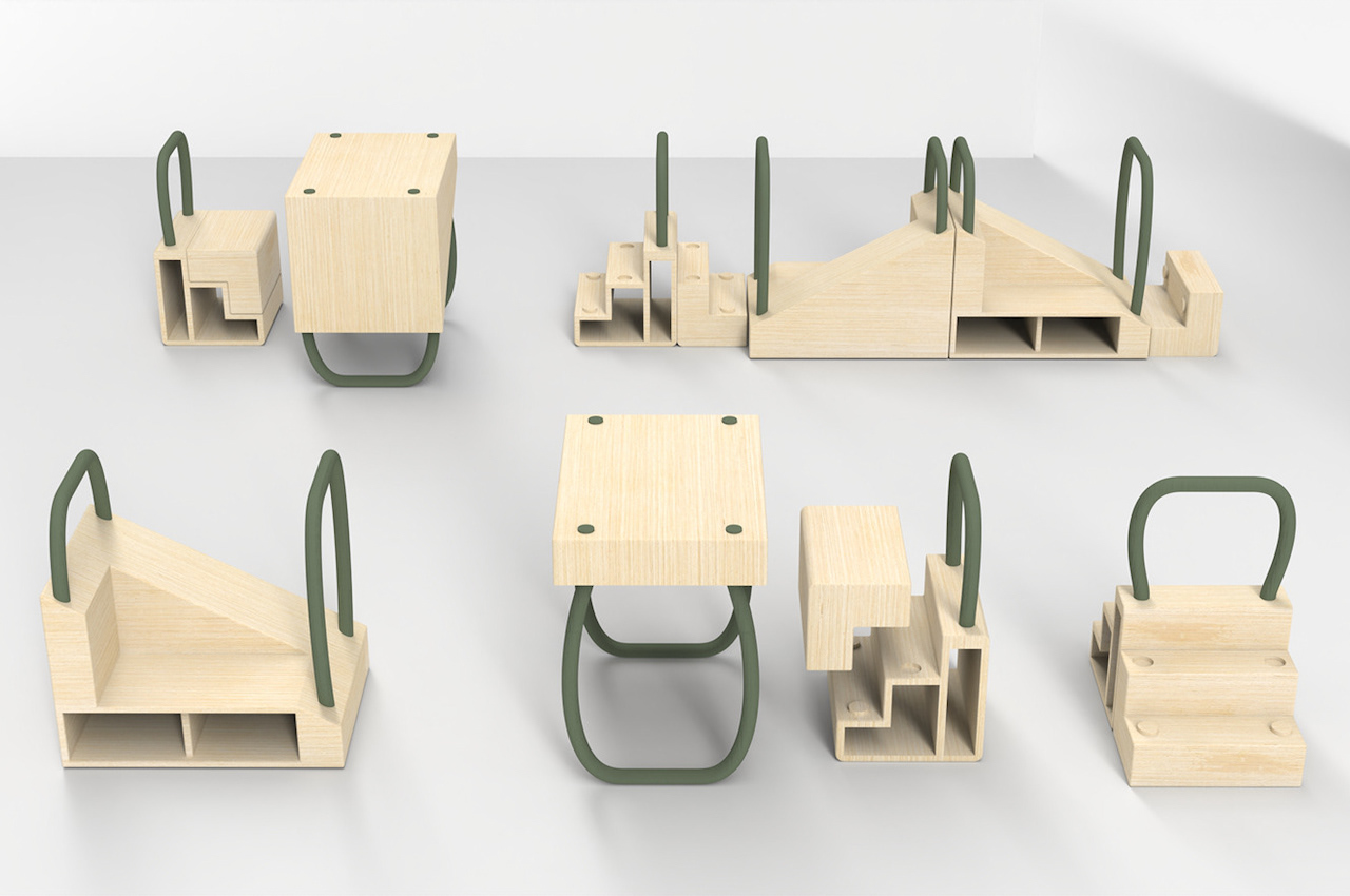 STRAMP Chair and Table Concept