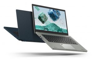 Acer Aspire Vero laptops made from recycled plastic, ready for a more sustainable planet