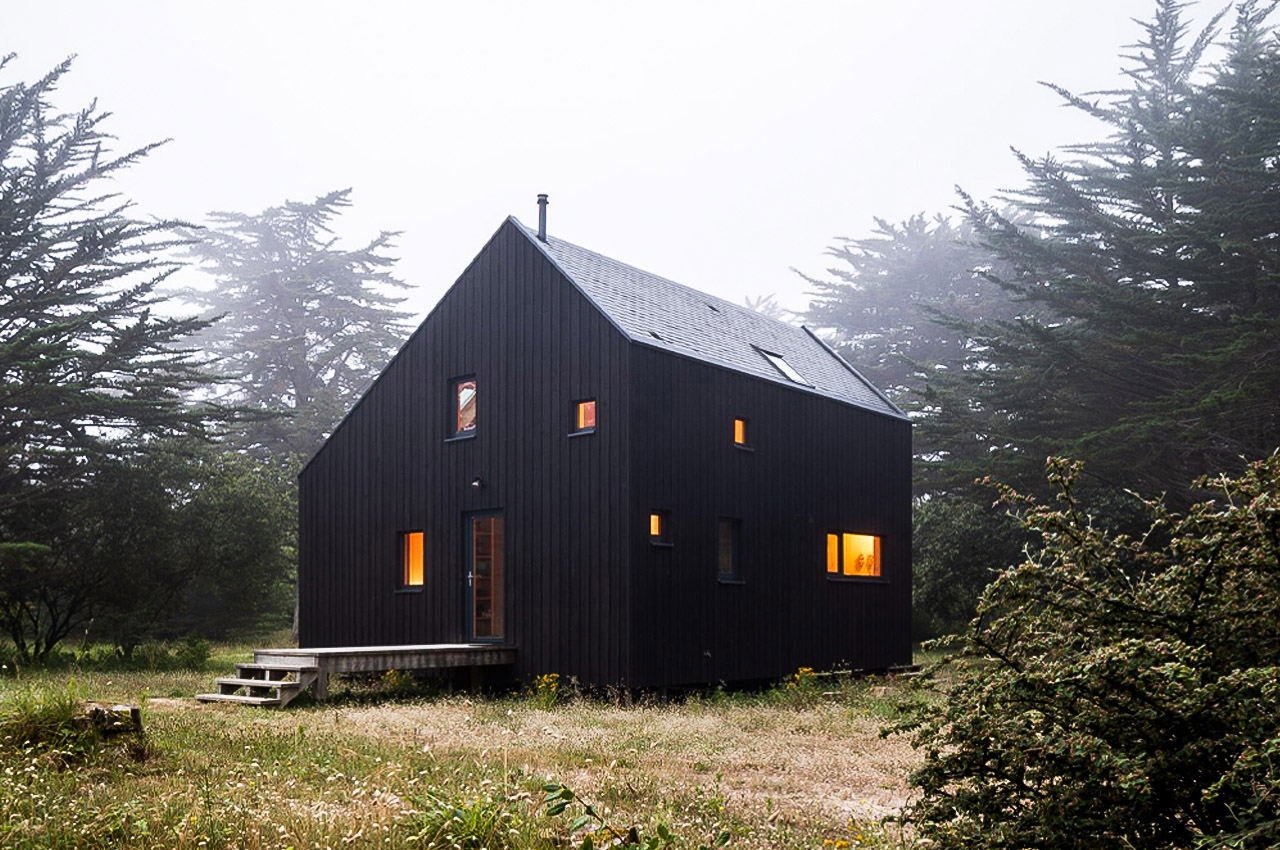 All-black architectural structures designed for lovers of minimal + bold architecture