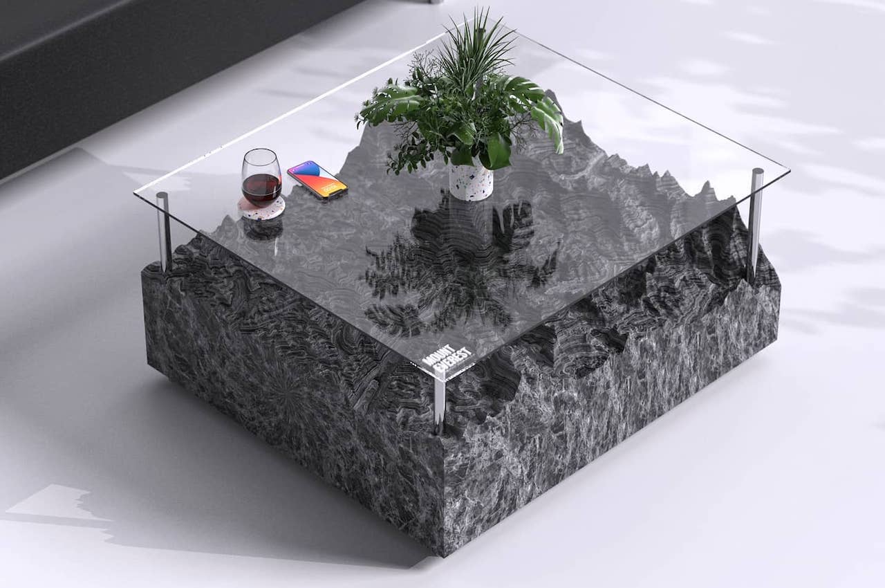 Charles Birshaw Topographic Coffee Table Concept