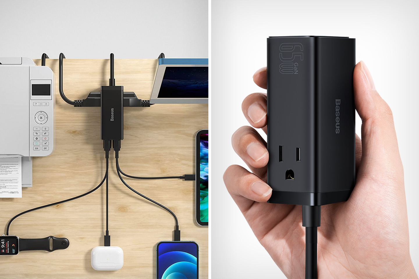 #This power brick replaces every single charger you need, keeping your desk clutter-free and organized