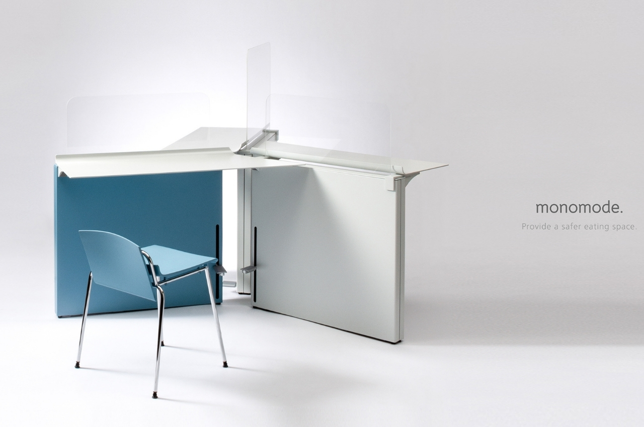 #Modular table and chair setup lets you have a safe and clean dining experience