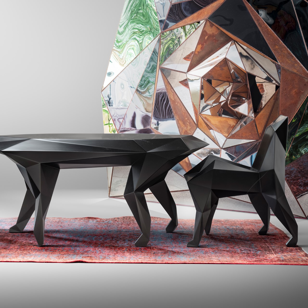 Art Noveau meets Minimalism – This low-poly furniture reinterprets animal  motifs in a minimalist style - Yanko Design