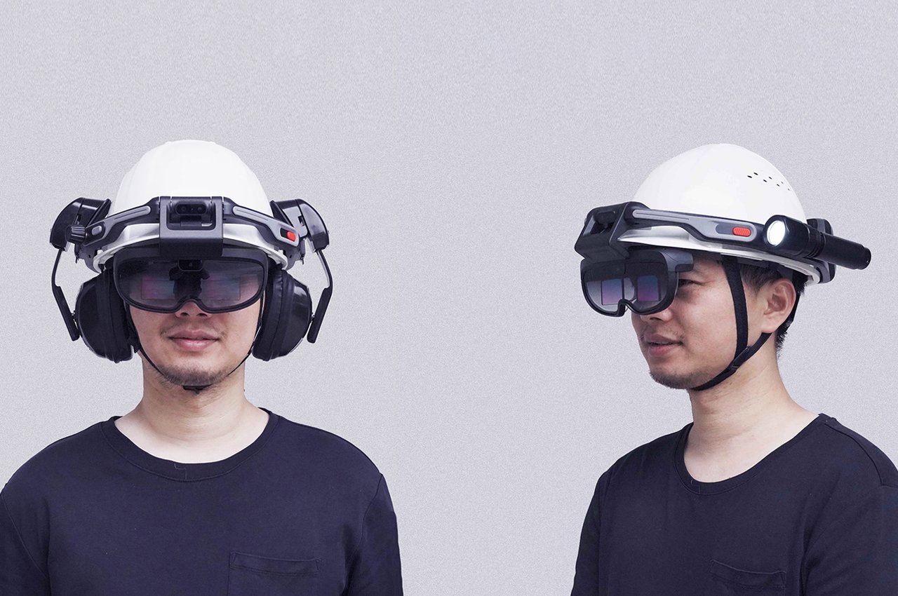 #AI-enhanced super workers could be a reality with this AR headband that can be fastened to industrial helmets