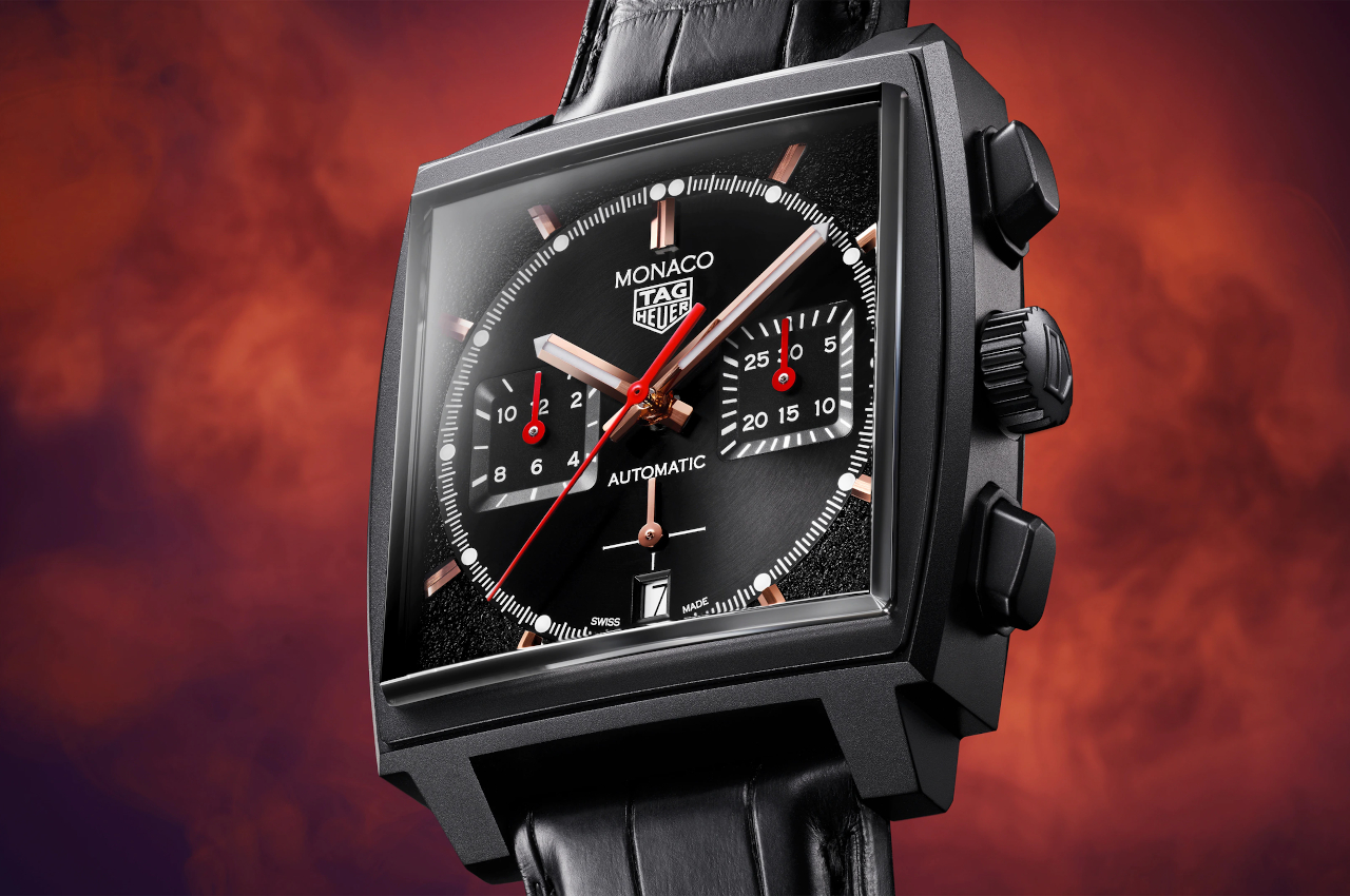 #TAG Heuer Monaco brings back a beautifully sinister classic timepiece