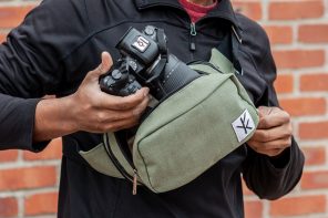 The expandable Bould Pack sling bag lasts a lifetime and helps heal the planet, too