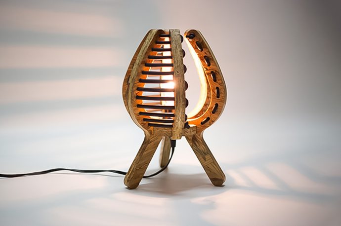 The IRI Lamp is like a modern campfire for indoors