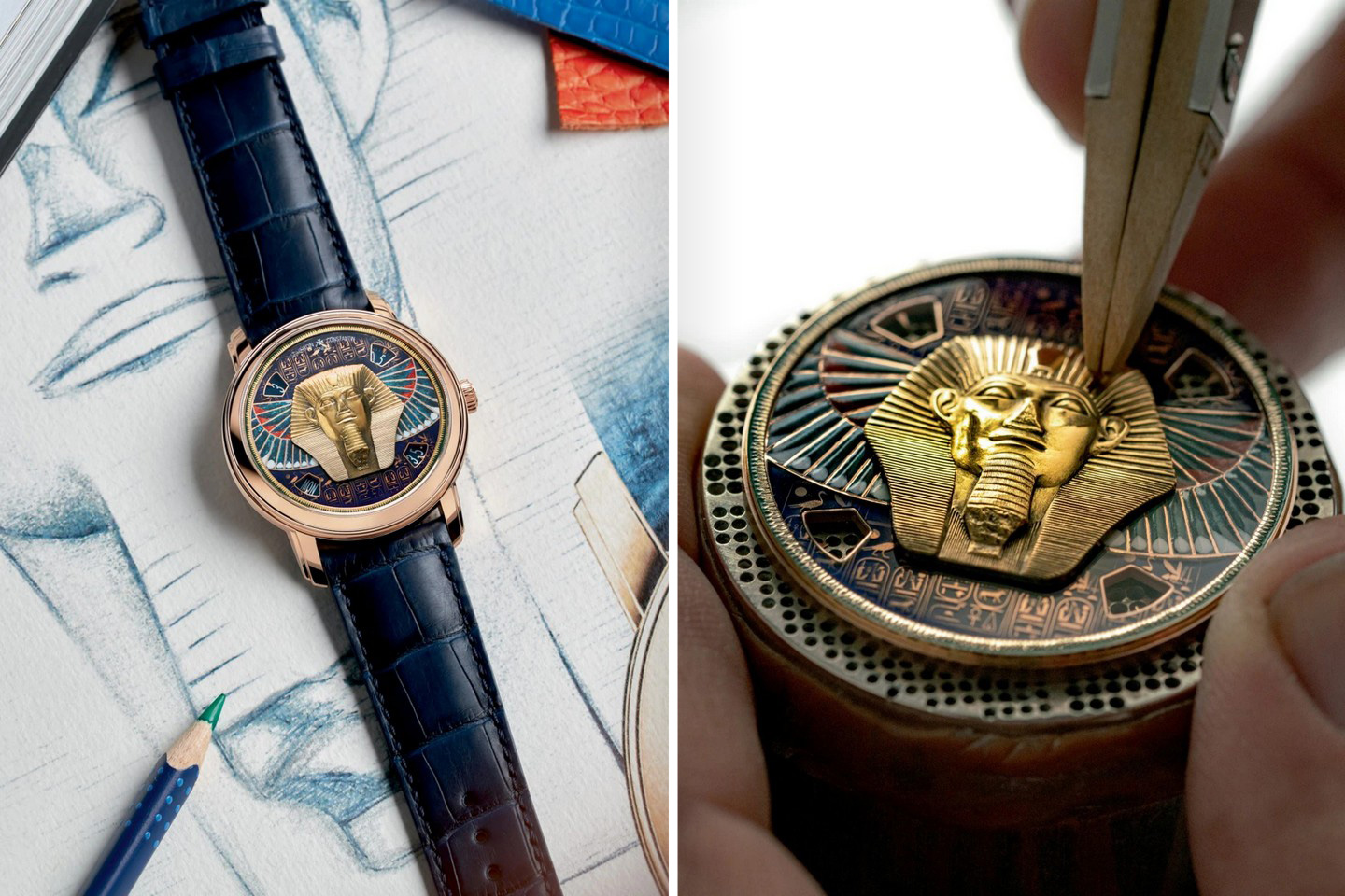 #The Louvre collaborated with luxury watchmaker Vacheron Constantin to create 4 historic timepieces