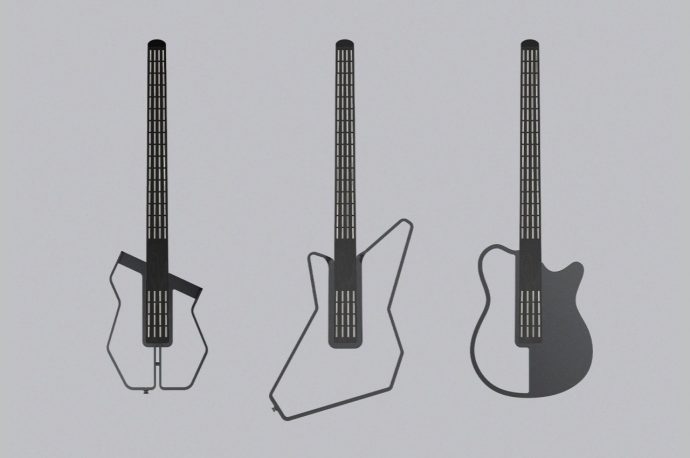 This electric guitar is a MIDI controller that turns you into a music wizard