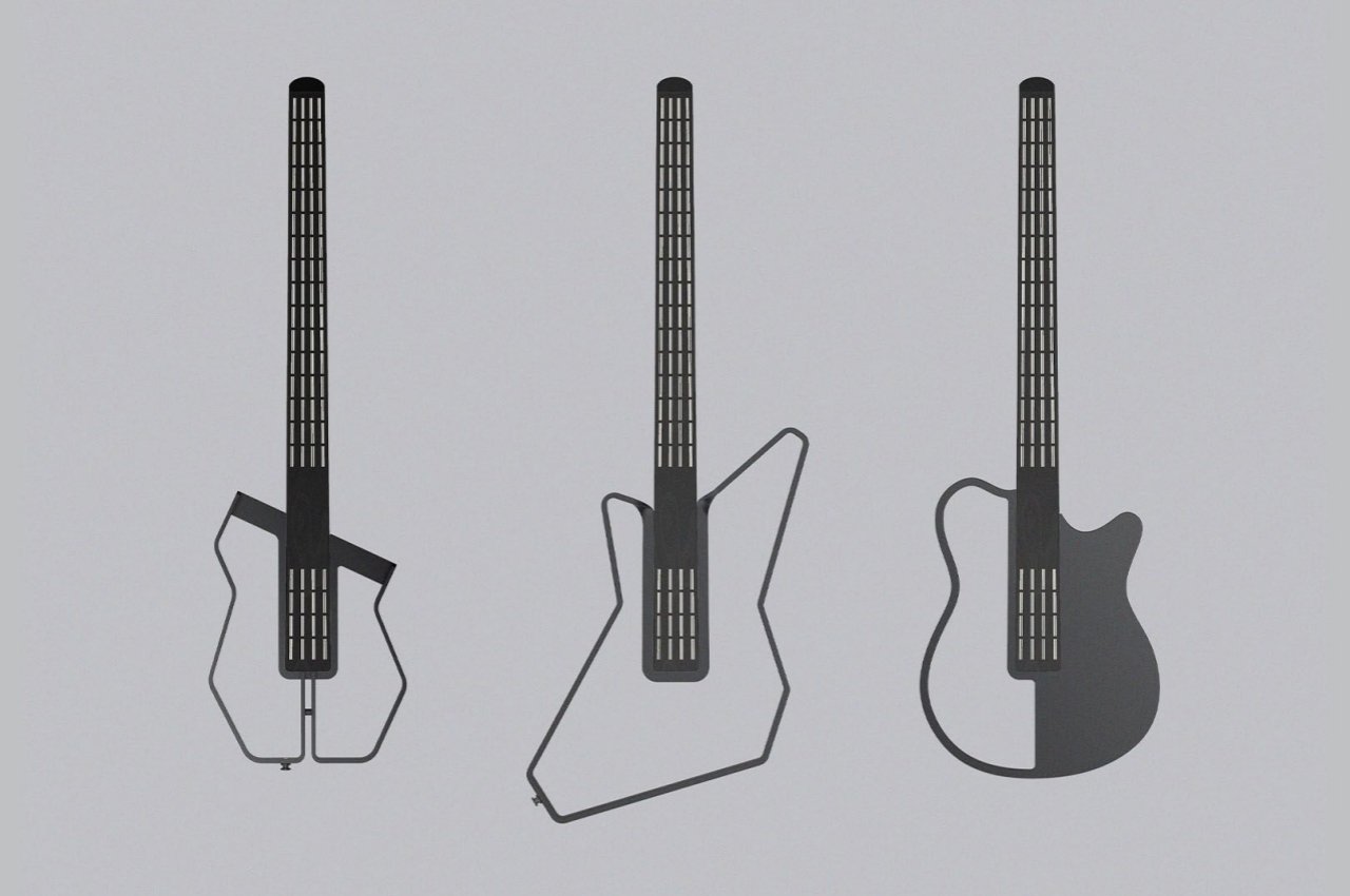 #This electric guitar is a MIDI controller that turns you into a music wizard