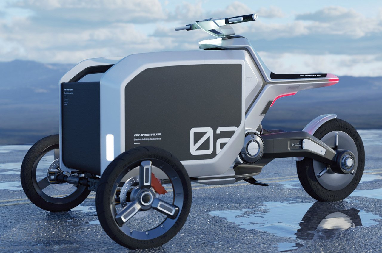 #This shape-shifting cargo trike morphs into trendy urban bike with the push of a button