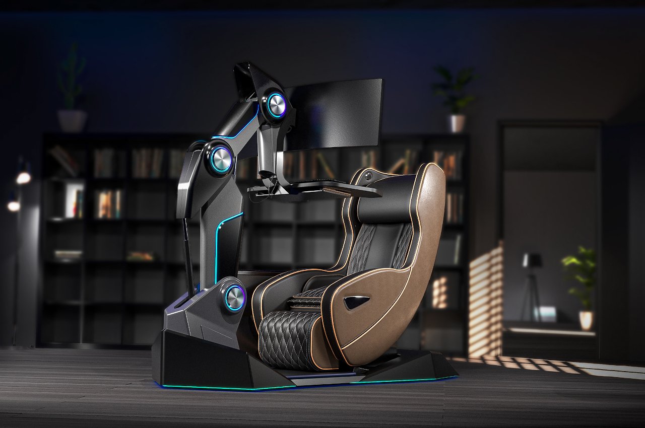 #This robot-powered gaming chair looks so comfy that you might want to sleep on it