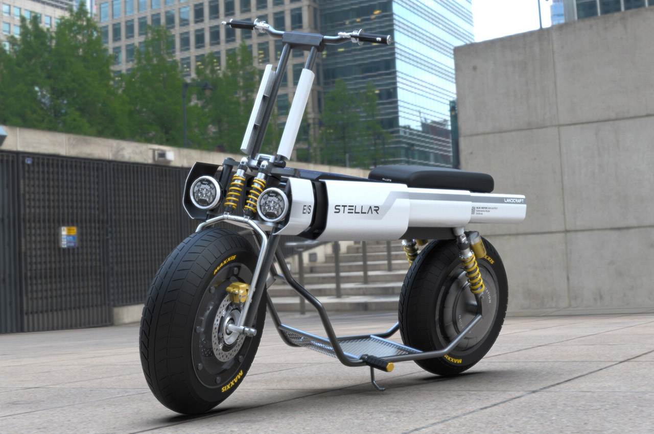 #This spacecraft-inspired trendy urban scooter is in part powered by solar energy