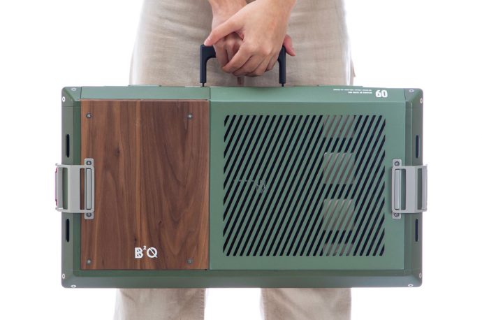 This ultimate BBQ grill setup packs up into a suitcase to be set up conveniently in any location