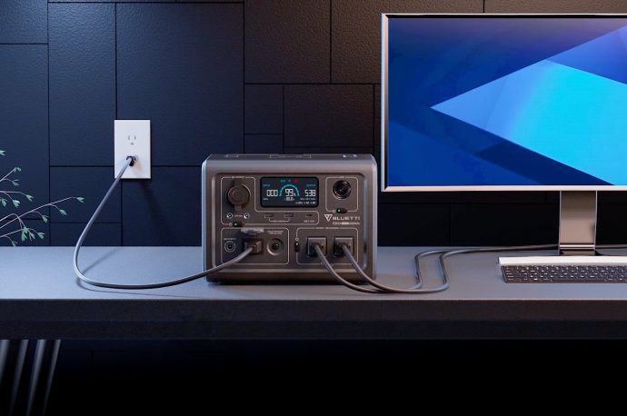 This ultra-portable power station can charge your laptop and your car, and it comes with solar panels