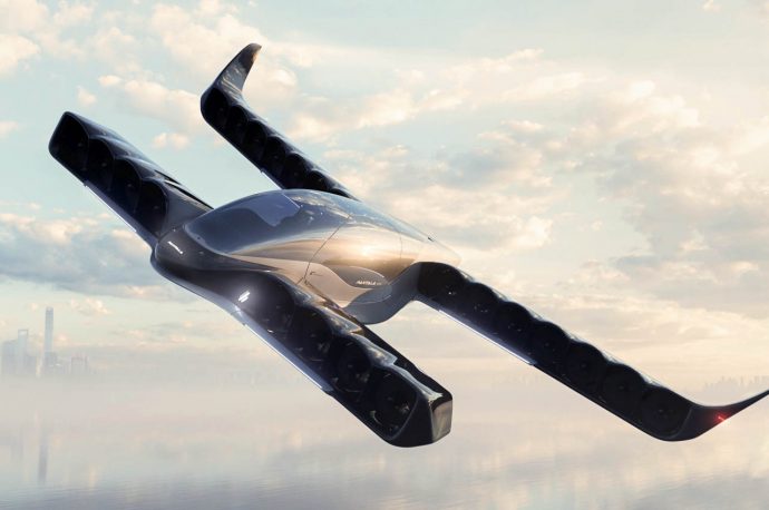 This luxurious flying car basks in uplifting interior comfort for high speed megacity travel