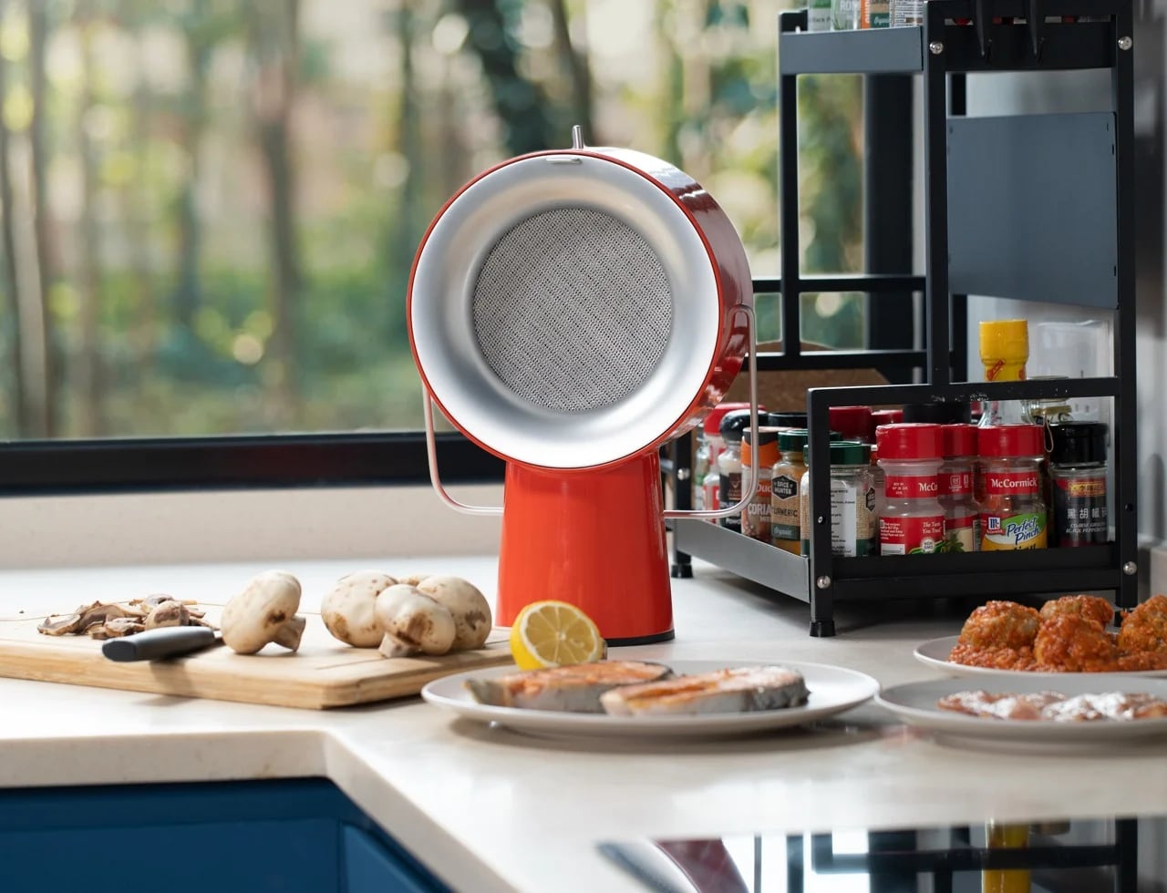 AirHood portable range hood promises worry-free cooking by keeping oils and  smells away - Yanko Design