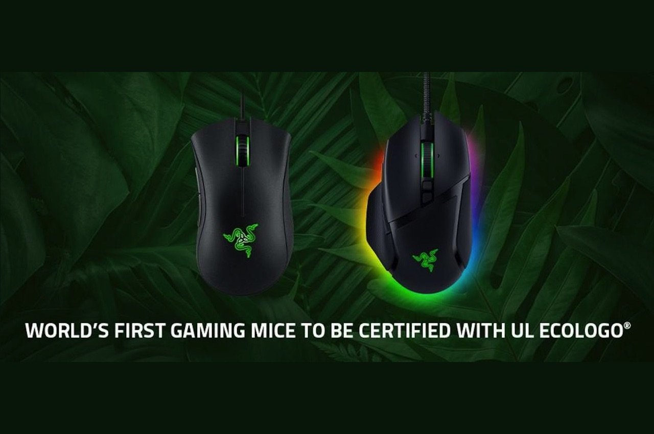 #Razer unveils first ECOLOGO-certified gaming mice in the world