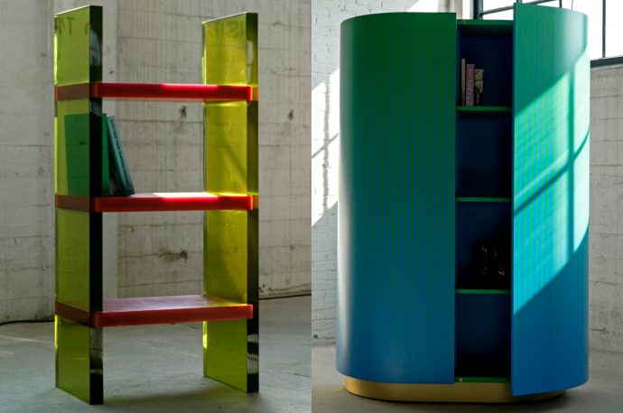 Furniture that plays with hues and shapes is sure to bring some color into your home life