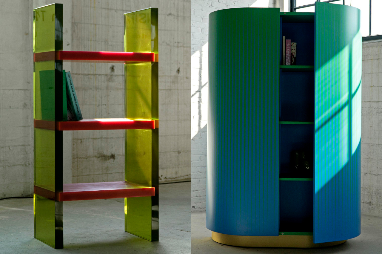 Furniture that plays with hues and shapes is sure to bring some color into your home life